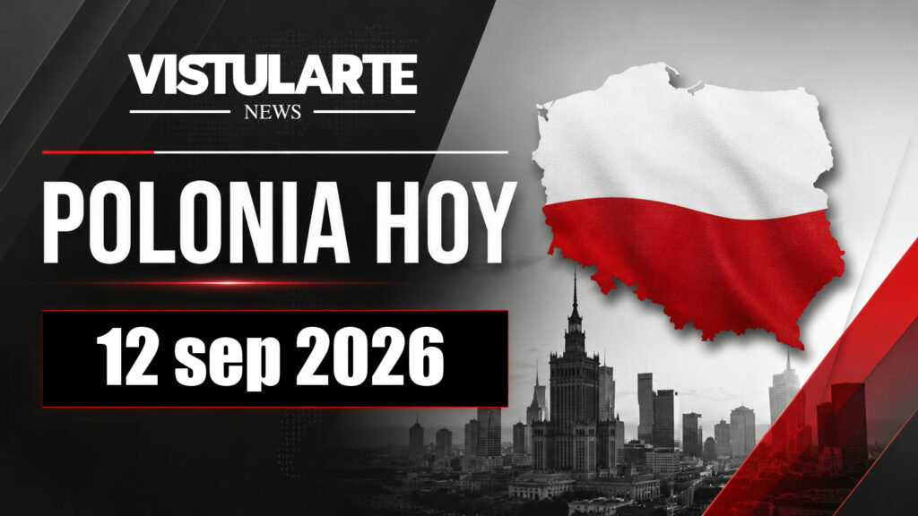 Las ocho noticias principales de Polonia en la edición diaria de POLONIA HOY de VISTULARTE, 12 sep 2026.